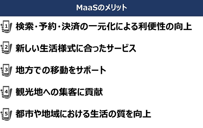 MaaSのメリット